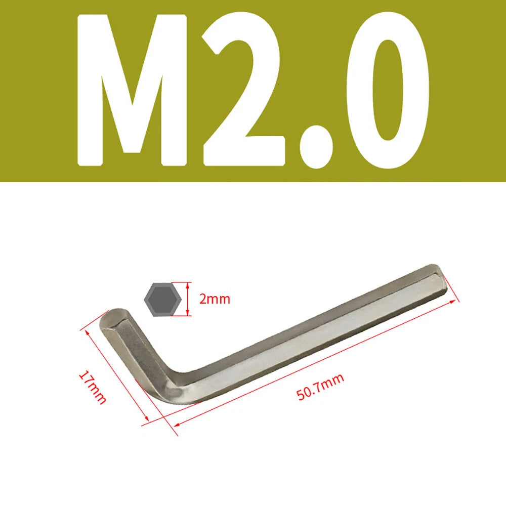 Allen Hex Key Long Arm Metric 0.7mm-17mm Hexagonal Wrench Keys Screwdriver 911-L