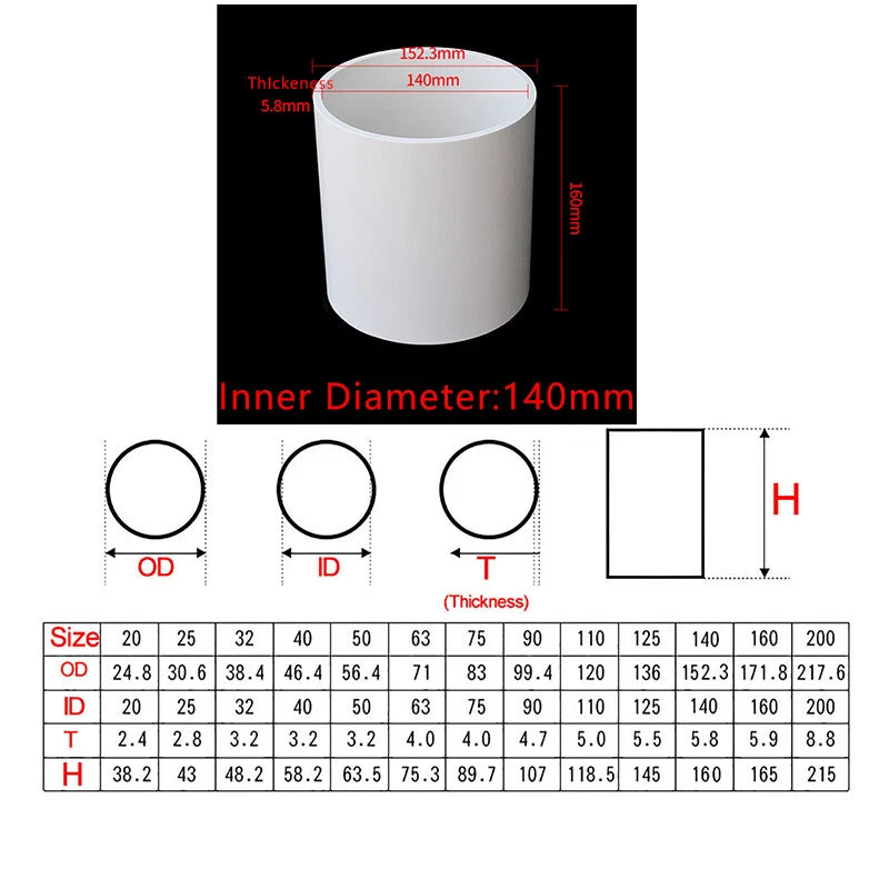 PVC Metric Plumbing Fittings Pipe For Aquarium Fish Tank Pond Solvent Weld Grey