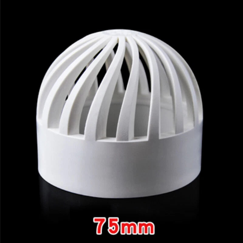PVC Water Filter Net Cap Pipe Fittings ID 32mm-110mm for Aquarium Fish Tank DIY