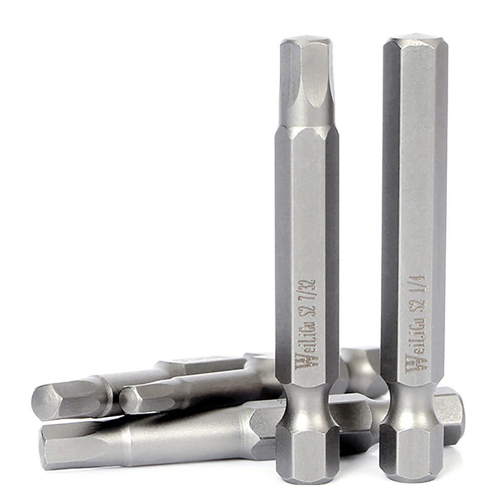 Hex Head Allen Wrench Drill Bit Set 1/4 hex shank Inch 1/8 5/32 3/16 7/32 3/32