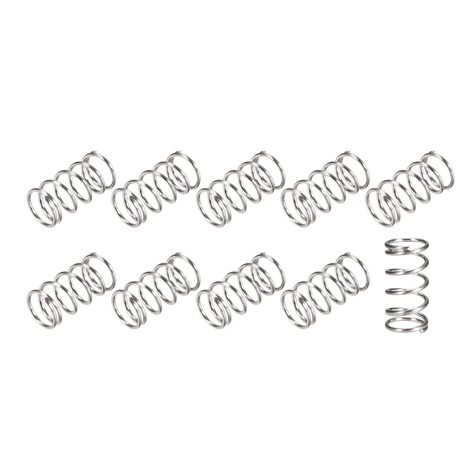 Wire Dia 0.6mm Compression Spring OD 4 -12mm & 5mm - 120mm Length Pressure Small