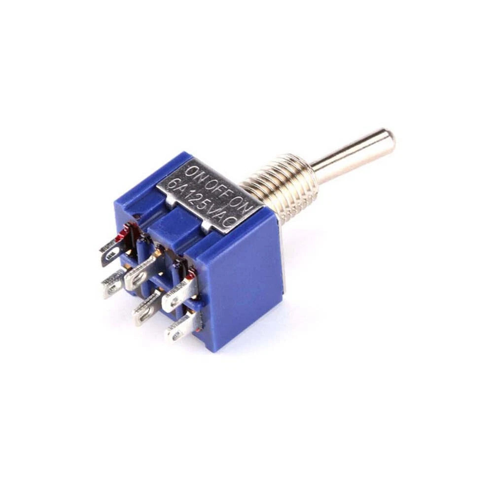 MTS PS Series Mini Toggle Switch — 3/6/9/12 Pin, 2-Way & 3-Way, Latching & Self-Resetting