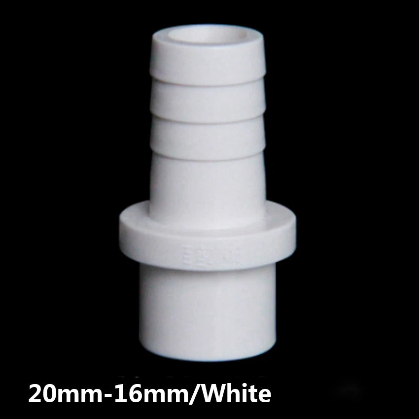 PVC Plastic Pipe Fittings Adapter Connector 20 25mm Sleeve x Hose Nozzle 5-20mm