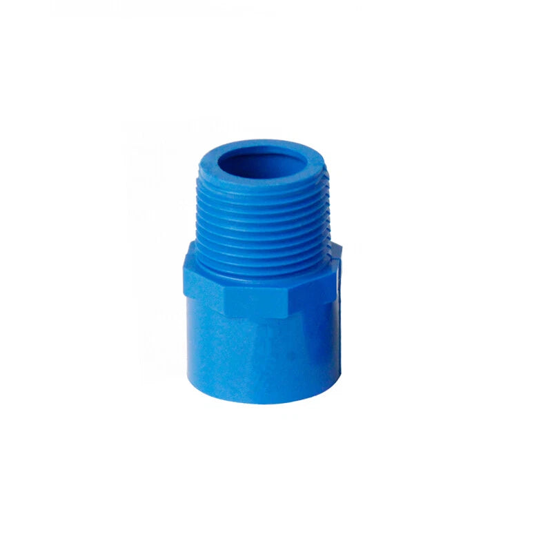 Blue PVC 25mm ID Pressure Pipe Fittings Metric Solvent Weld Various Parts