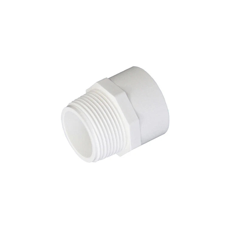 White PVC 20mm ID Pressure Pipe Fittings Metric Solvent Weld Various Parts