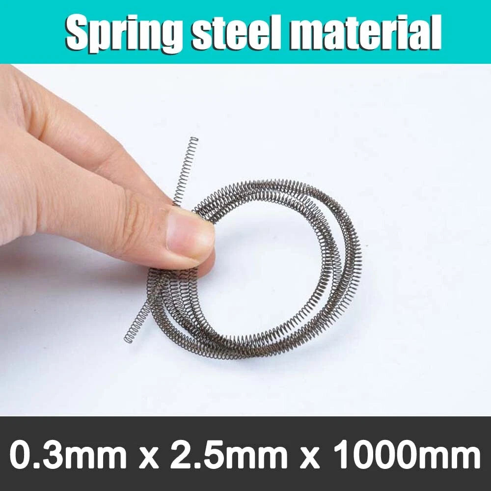 1000mm length Spring Stee Wire 0.3mm-6mm ,OD 6mm-60mm Compression Spring 1 Meter