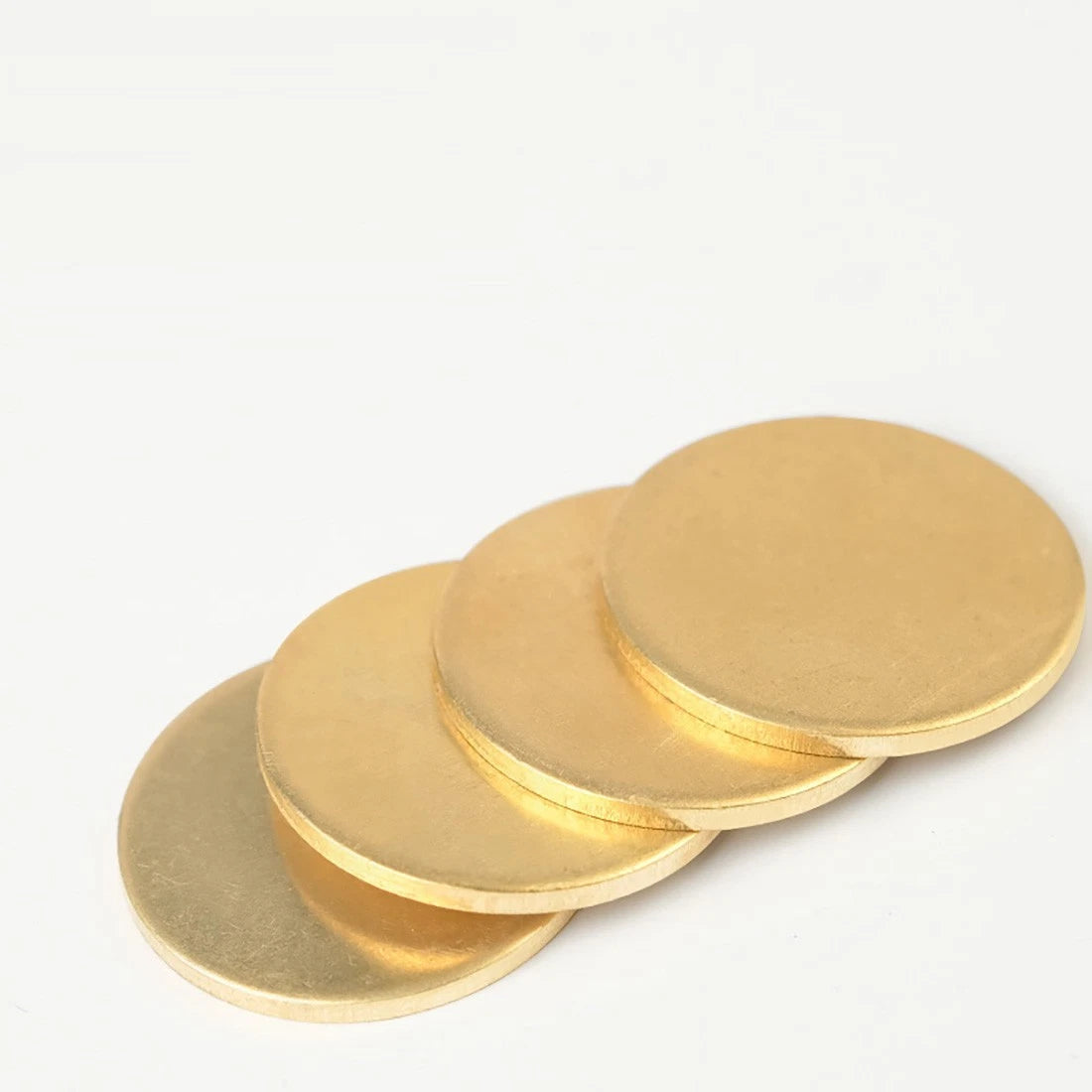 Thick 0.5mm-6mm Solid Brass Discs Blanks Discs Ø 20mm-300mm Metal Round Sheets