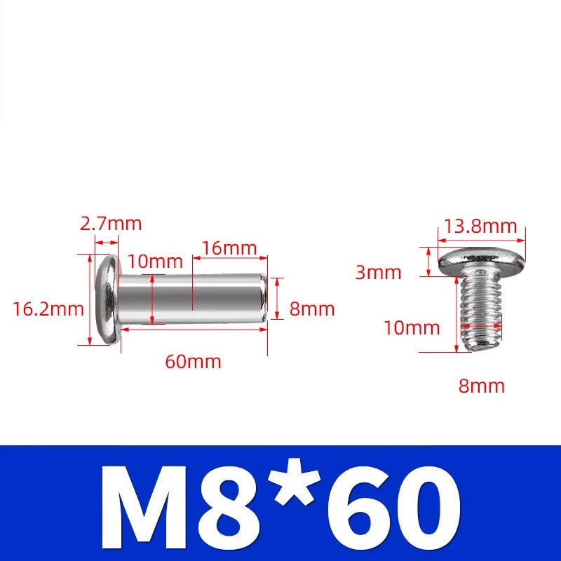Socket Cap Head Screws 304 Stainless Steel — M2 M3 M4 M5 M6 M8 Hex Allen Bolt