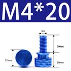 M3 M4 Anodized Aluminum Thumb Screws — Knurled Head Hand Bolts for PC Case, Fishing Rigs & DIY Projects