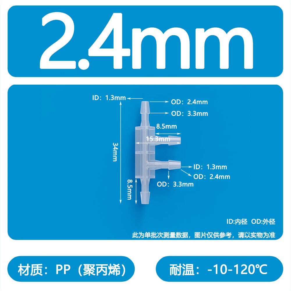 Plastic Pagoda Tubes Reducer Joint 2 3 4Way Hose Connector Tube Splitter Fitting