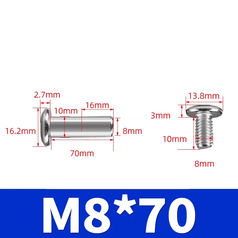 Socket Cap Head Screws 304 Stainless Steel — M2 M3 M4 M5 M6 M8 Hex Allen Bolt