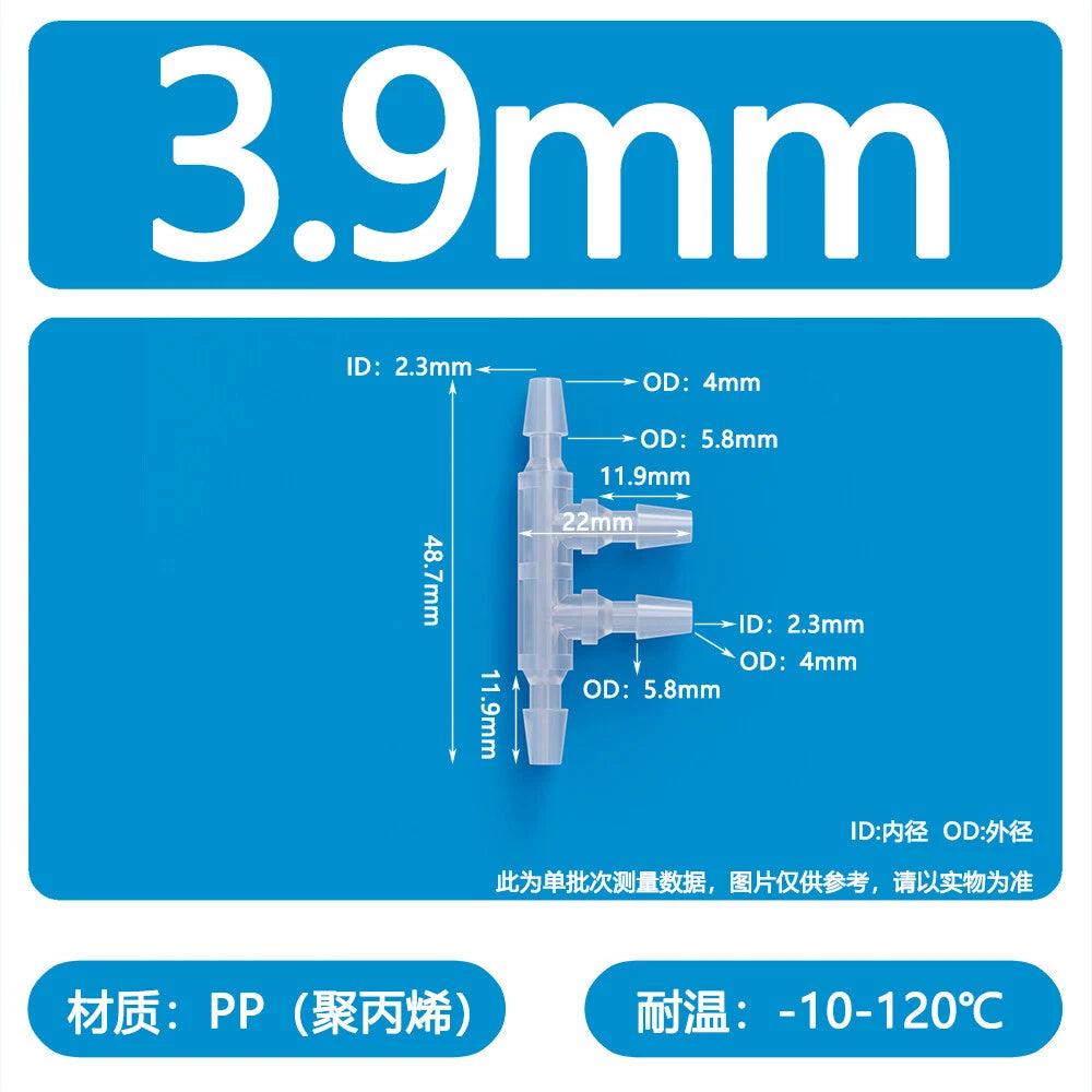 Plastic Pagoda Tubes Reducer Joint 2 3 4Way Hose Connector Tube Splitter Fitting
