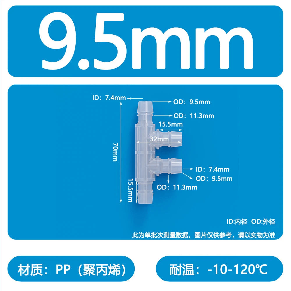 Plastic Pagoda Tubes Reducer Joint 2 3 4Way Hose Connector Tube Splitter Fitting