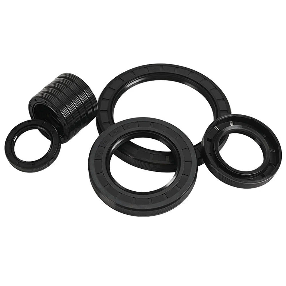 TC NBR Skeleton Oil Seal Rings Double Lip Sealing ID 38~55mm, for Rotation Shaft