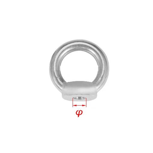 M8 Lifting Eye Bolts Zinc - Plated Steel with Longshank Nuts — Marine & Rigging Grade - HomeDIYer