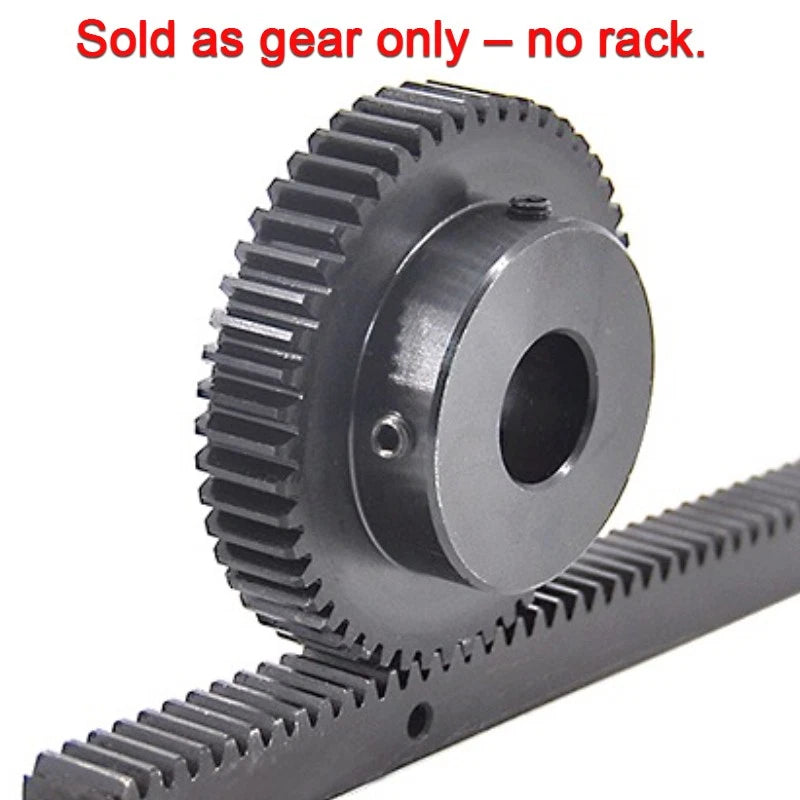 1 Module 45# Steel Spur Gear 33T-150T 1M Metal Pinion Gear For Motor CNC Robot