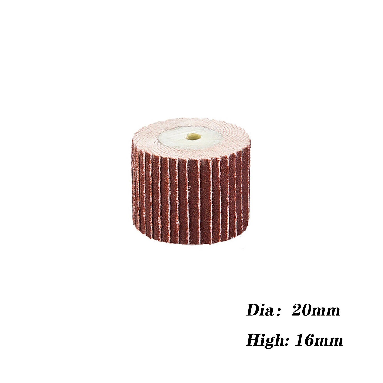 Abrasive Flap Wheel for Rotary Tools | 10–20mm | 80–600 Grit | Dremel Die Grinder Sanding