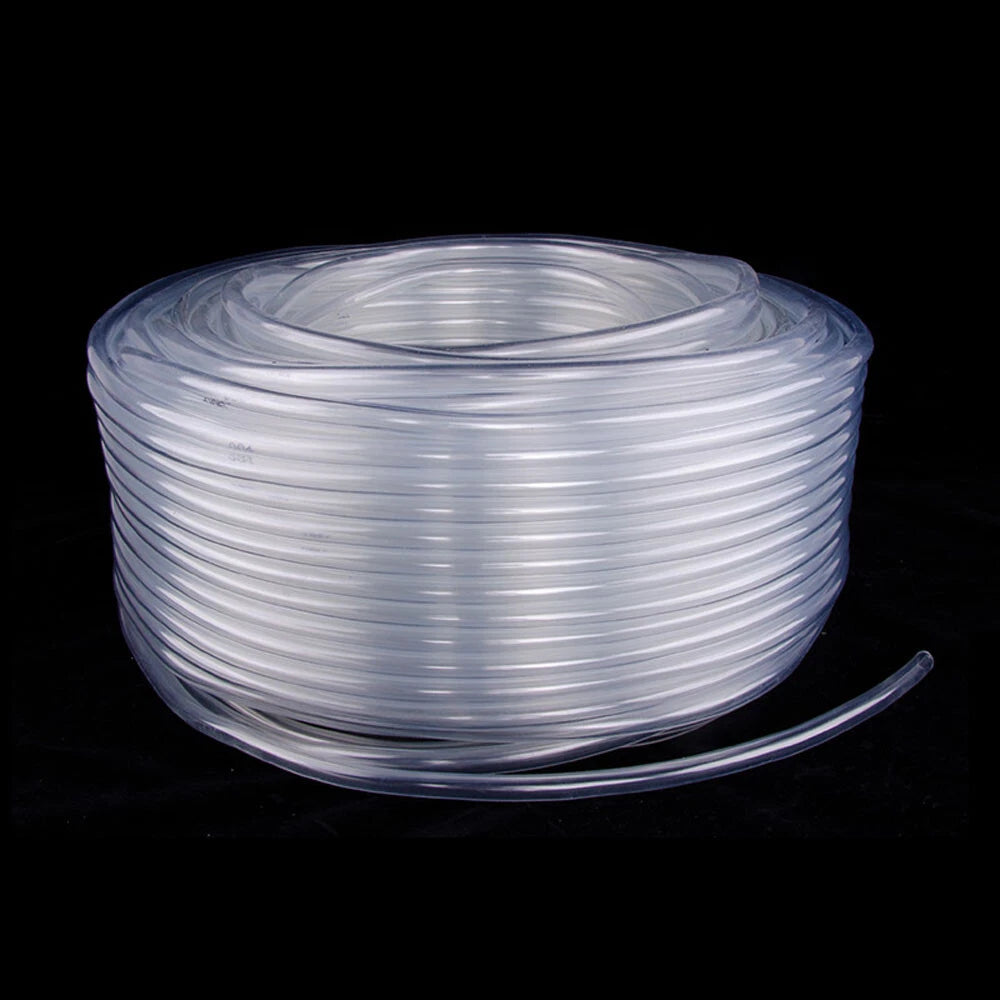 Clear PVC Tube — Flexible Plastic Hose Pipe ID 6–25mm, Fuel Water Oil Aquarium Air