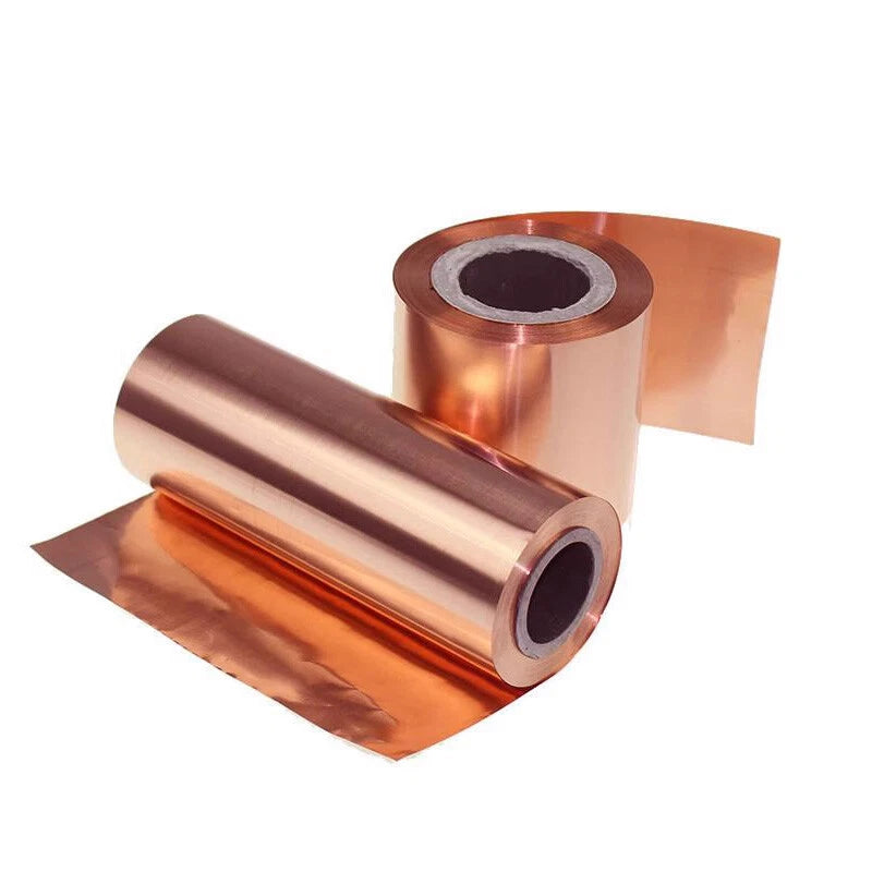 99.9% Pure Copper Metal Sheet Roll Foil Plate Thick 0.0.5mm-1mm Width 15mm-300mm