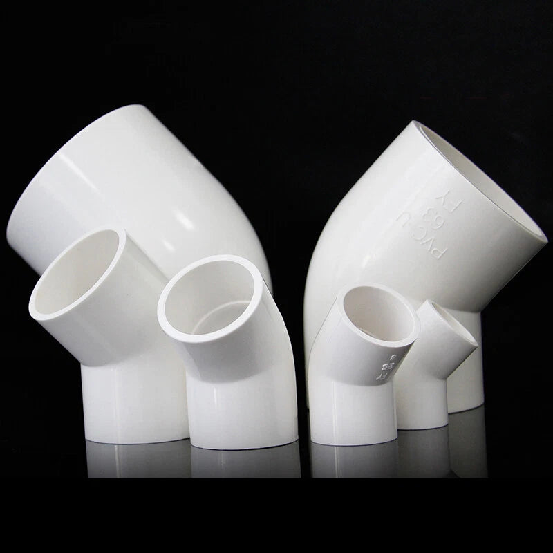 PVC 3 4 5 6-Way Elbow Connector Direct Pipe Fittings 20-110mm White Blue Grey