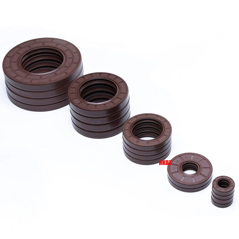 FKM TC Oil Seals Metric Size — Fluorine Rubber Rotary Shaft Seal, ID 80–190mm