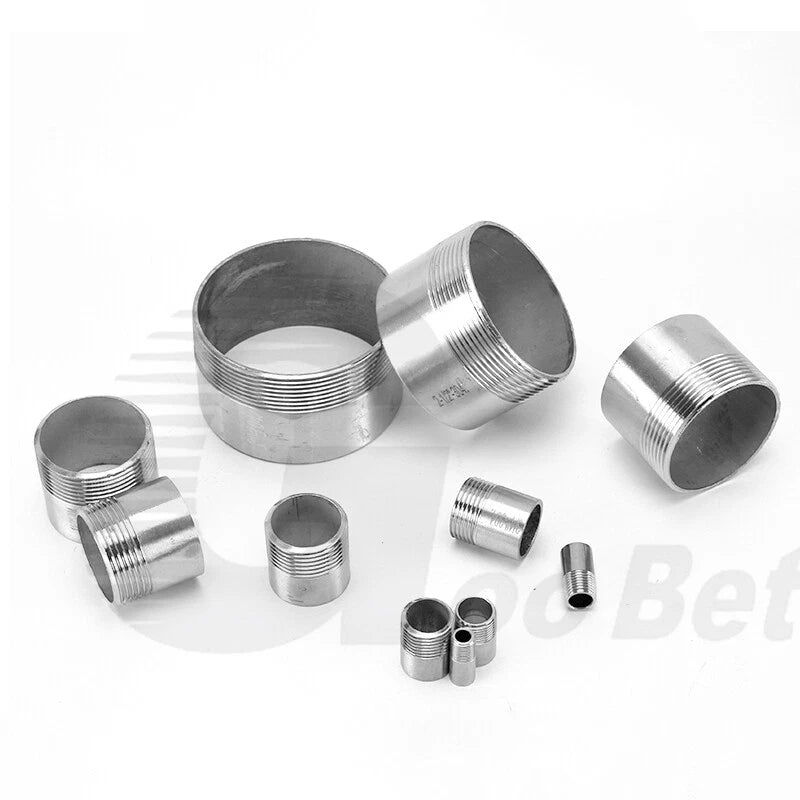 Stainless Steel 304 Weld Nipple Connector — BSP 1/4" to 4" Threaded Pipe Fitting