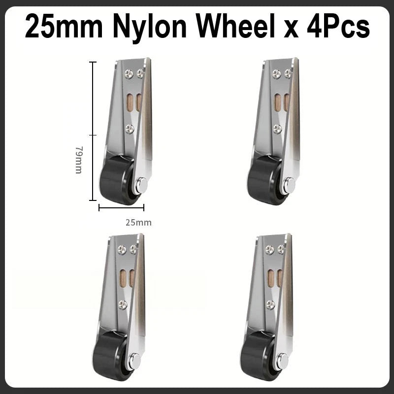Silent Directional Roller Mobile Door Support Moving Wheel Gate Casters Pulley