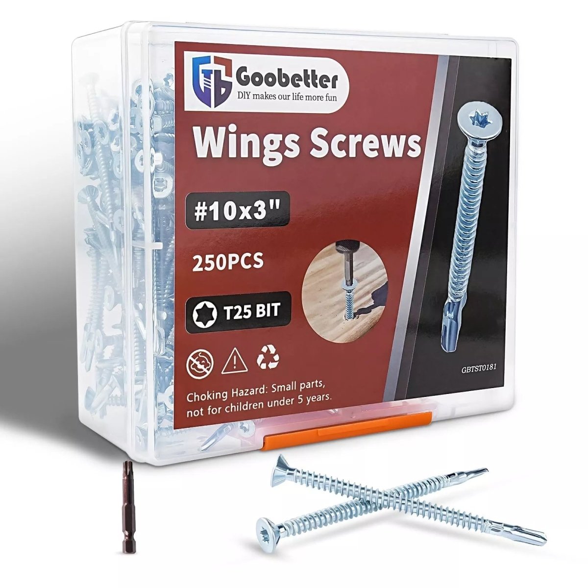 10 12 14 Reamer Wood Tek Screws Set Wood to Metal Fastening Reamer Wings Torx/Star Drive - HomeDIYer