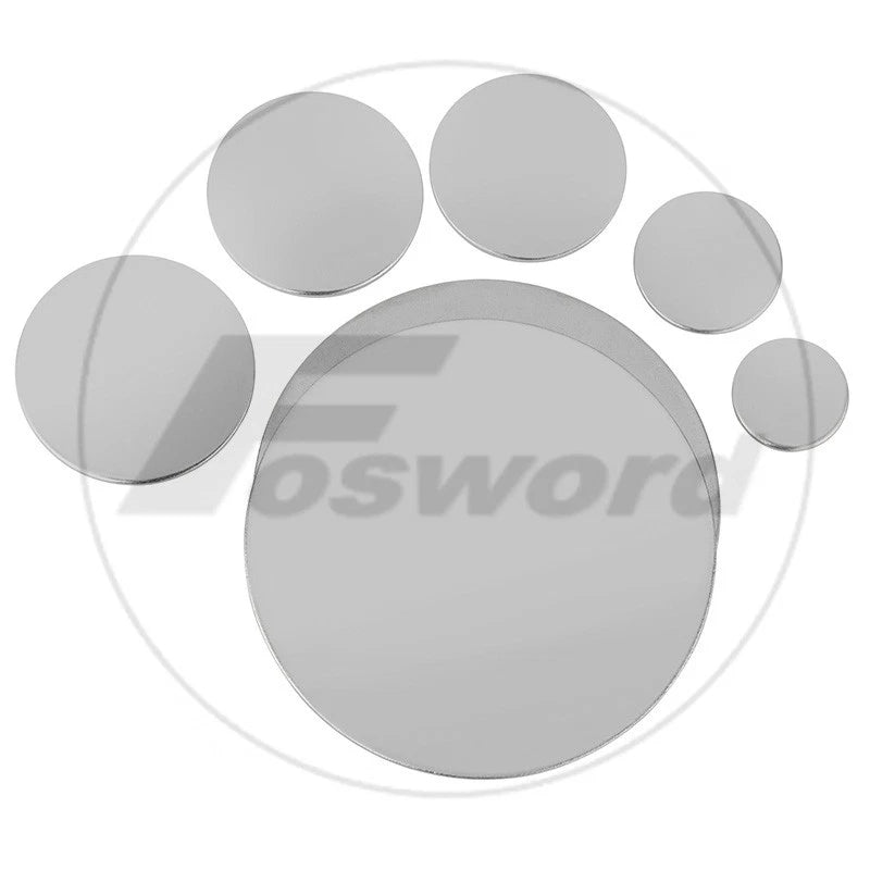 Stainless Steel Blank Disc Grade 304 Metal Round Sheet Plate Dia Ø50mm - Ø300mm