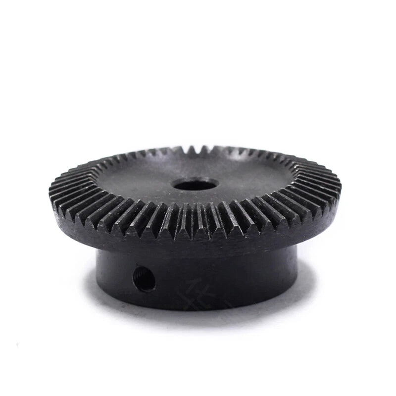 0.8 - 3 Mod Bevel Gear 13-160 Teeth Transmission Gears Bevel Teeth 90° 45# Steel