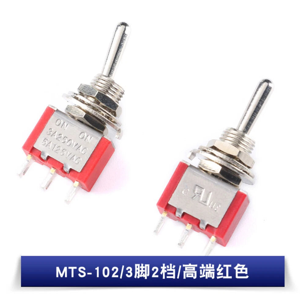 MTS Series Mini Toggle Switch SPDT DPDT ON-ON ON-OFF-ON for Car Boat Dashboard