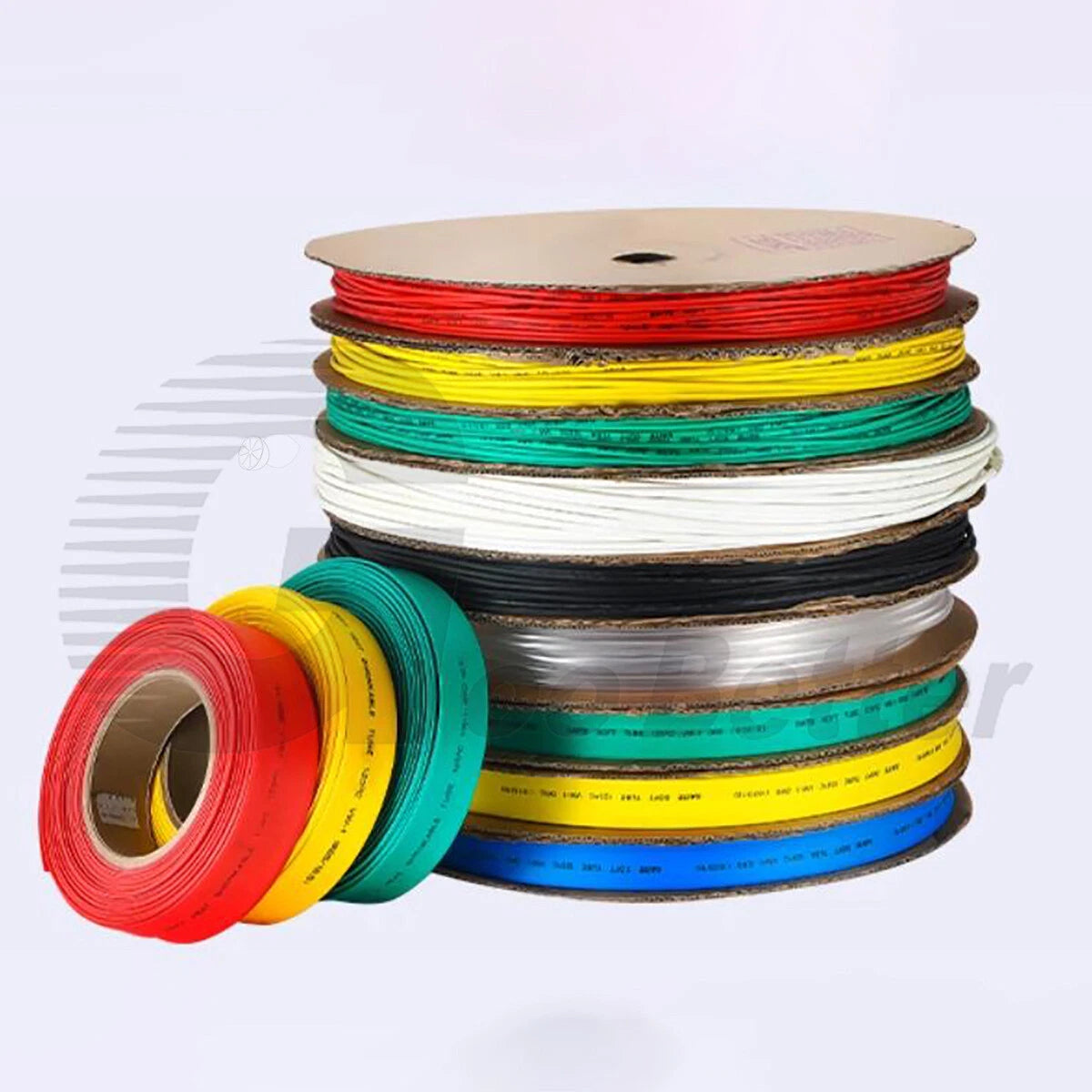 Heat Shrink Tubing 2:1 / 3:1 / 4:1 — Φ0.6mm to Φ50mm, 7 Colors, Adhesive & Non-Adhesive