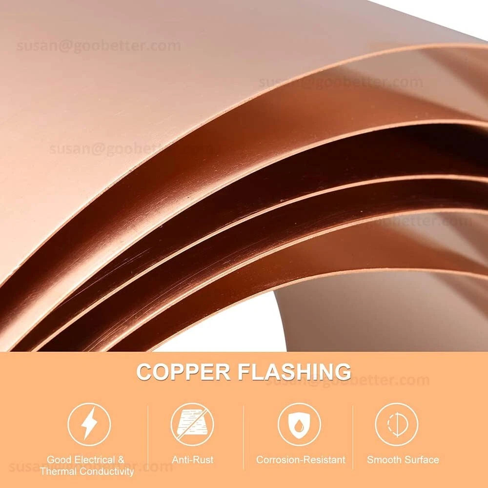 99.9% Pure Copper Sheet Plate Foil Strip Options Guillotine Cut 0.01mm - 1mm