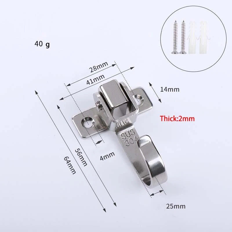 Heavy Duty Ceiling Hooks Stainless Steel Wall Mount Top Hook Hanging Hardware