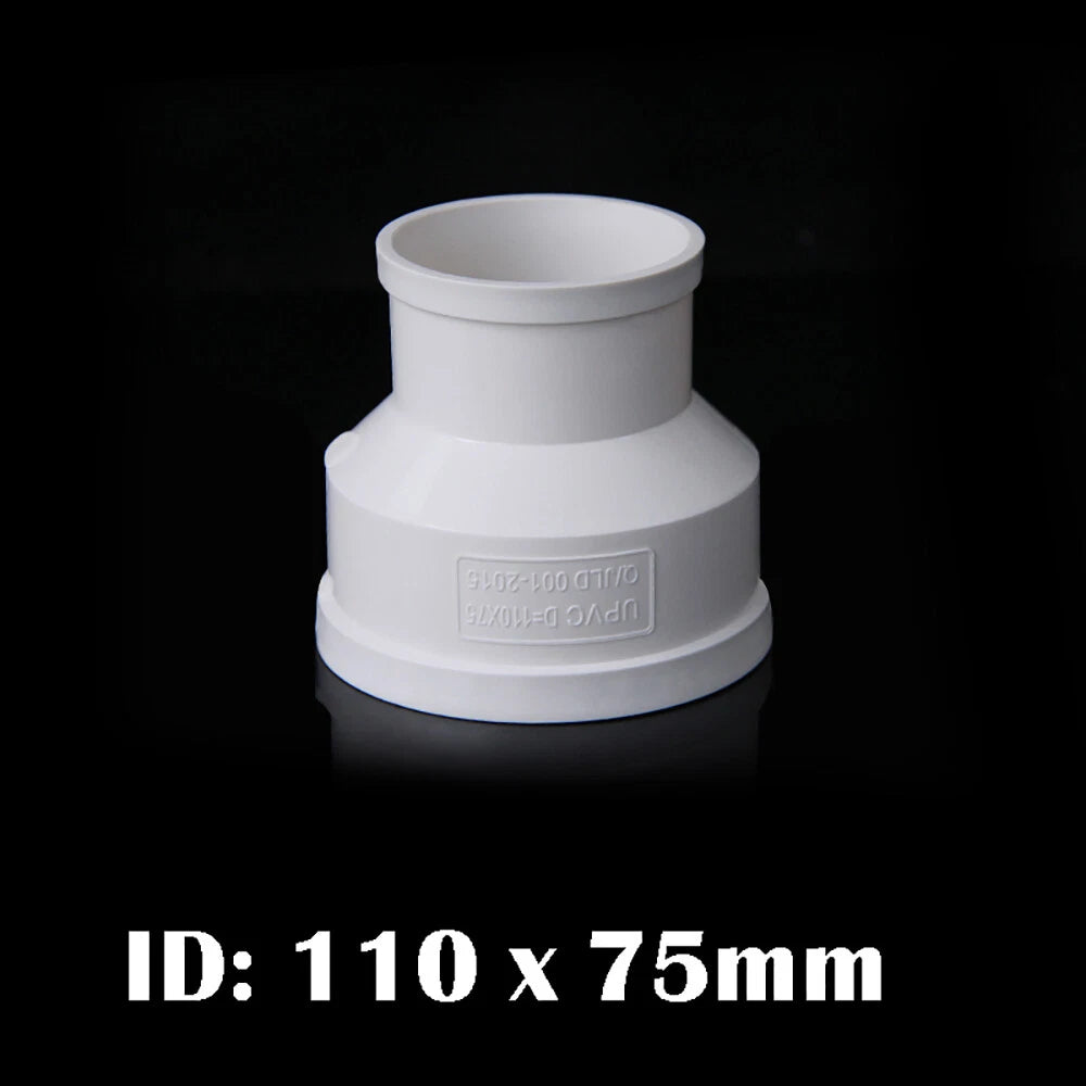 PVC Reducer Fittings Water Pipe Fittings 75 x 50mm~315 x 200mm Adapter Connector