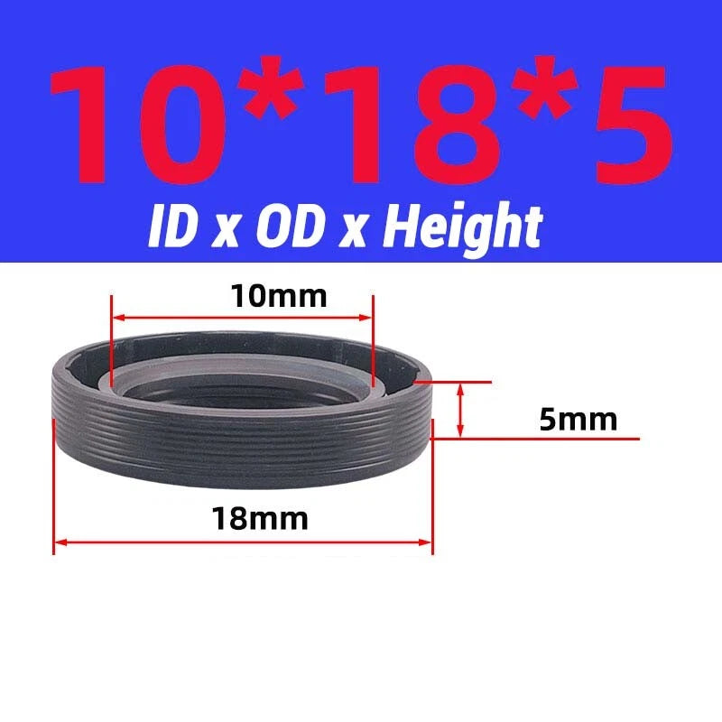 Oil Seal Metric Size Rotary Shaft Seal ID 8-38 mm TC FB Skeleton Oil Seal Rings