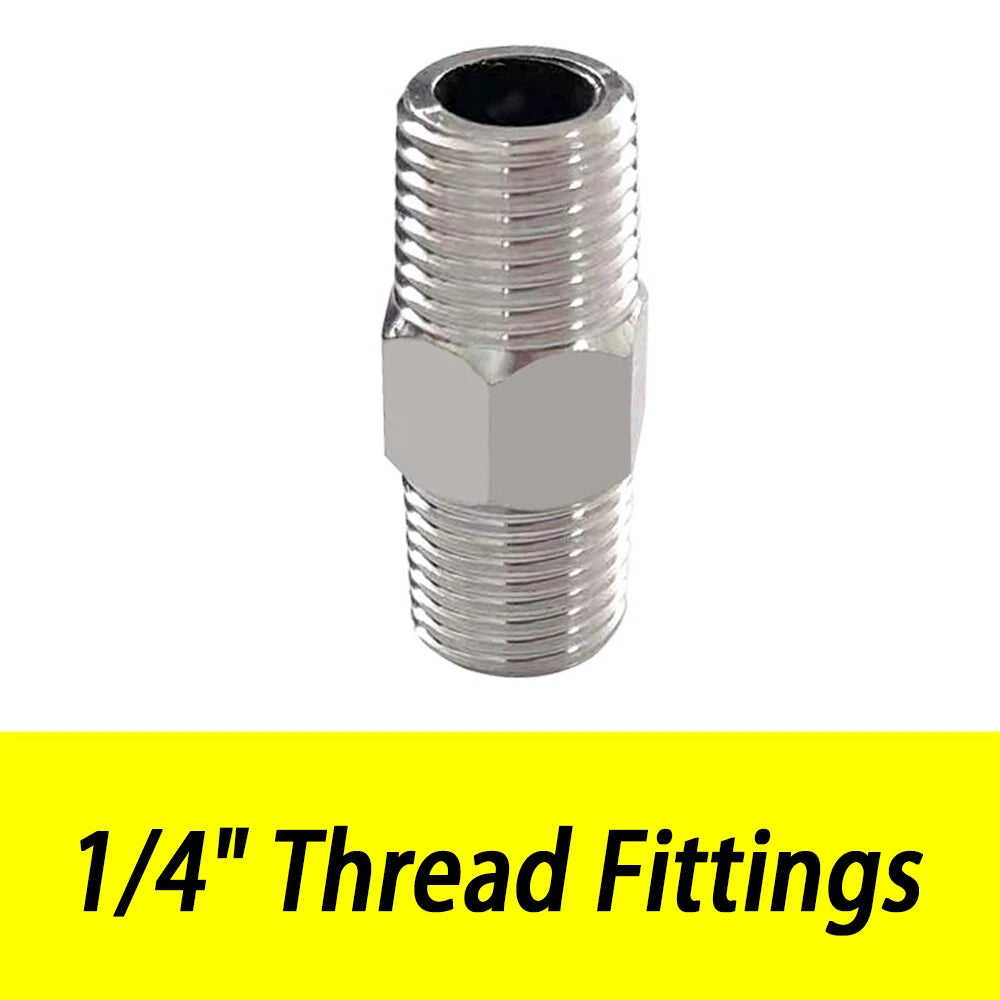 2 3 Way 1 4" Bsp Air Line Hose Compressor Y Splitter Coupling Connector Airline