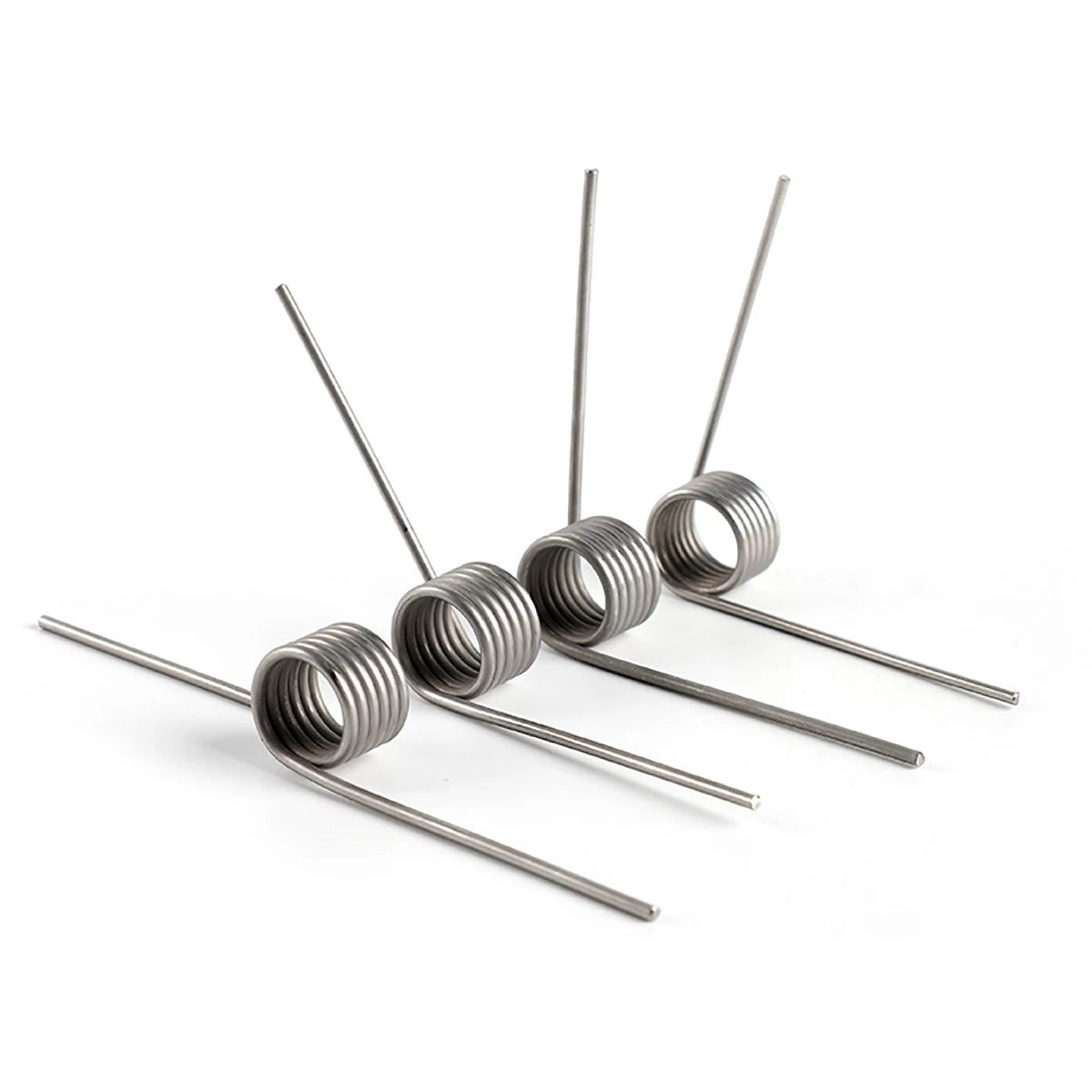 304Stainless Steel Small Torsion Spring 0.8mm Torsional Spring Gear Lever Spring