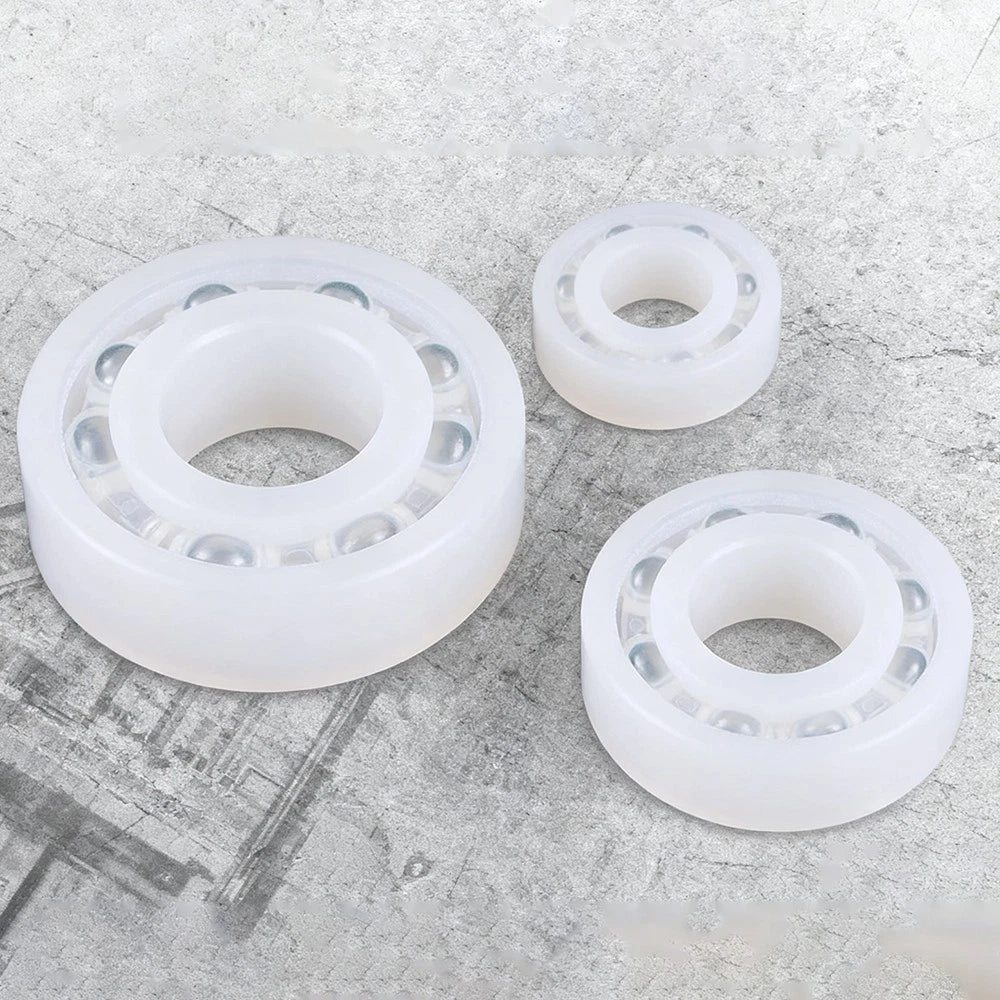 Plastic Bearing PP 608 6000 6001 6004 6206 Glass Balls ID 6mm~30mm Ball Bearings