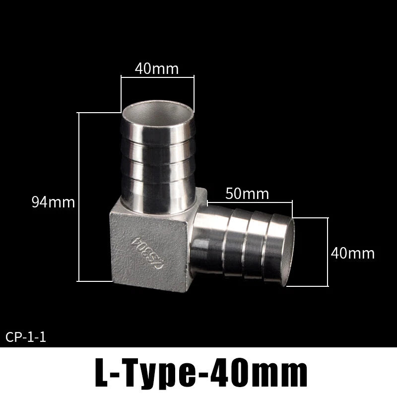 Stainless Steel BSP Hose Tail Connector Fitting — Y / L / T / Inline Type