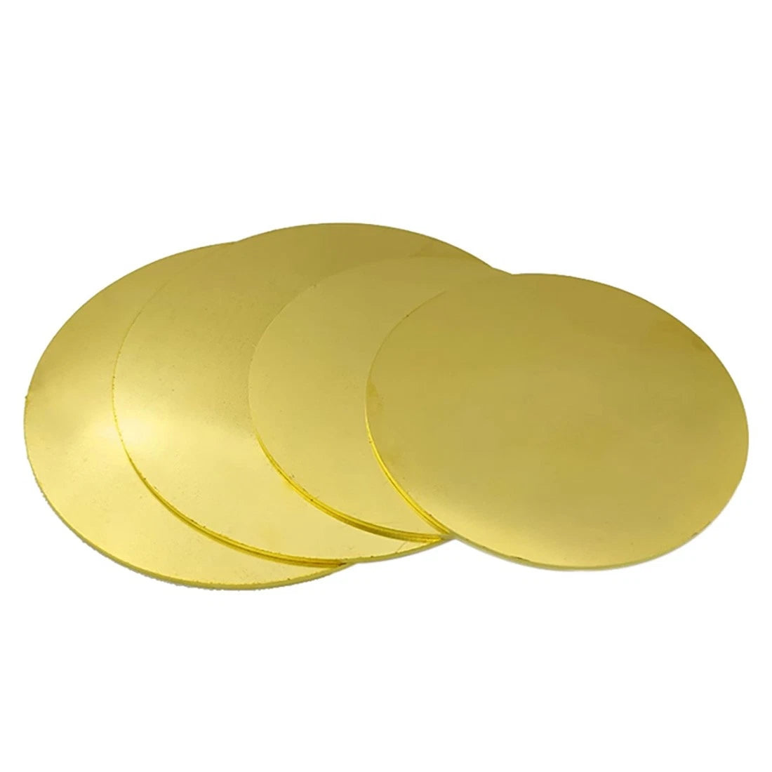 Thick 0.5mm-6mm Solid Brass Discs Blanks Discs Ø 20mm-300mm Metal Round Sheets