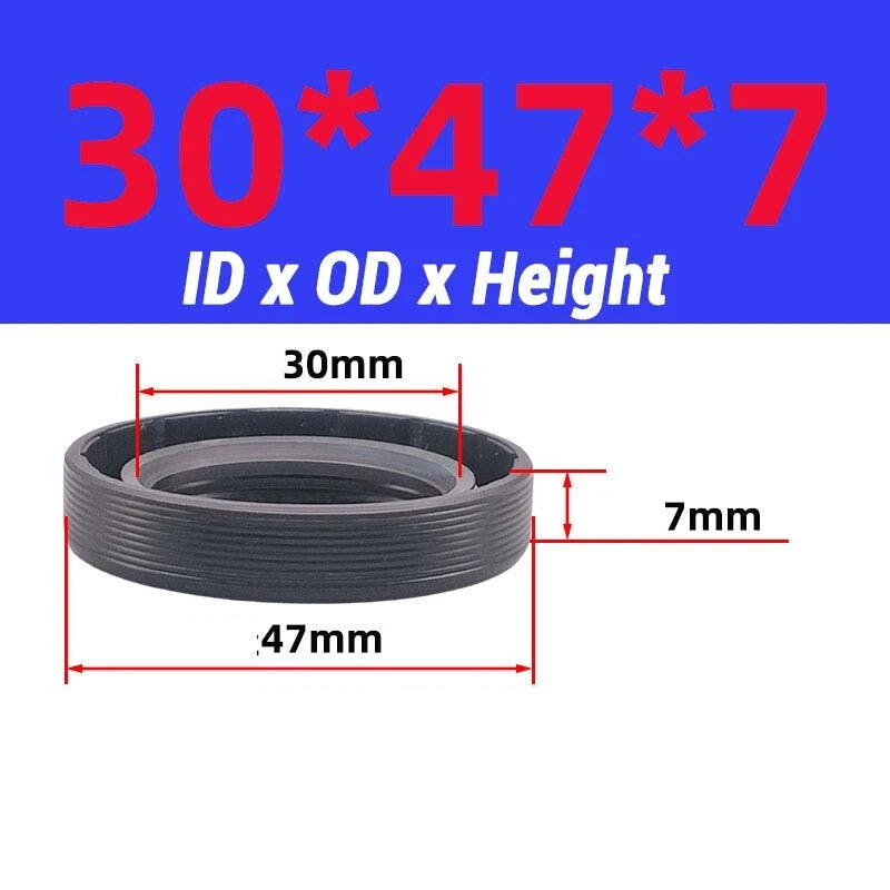 Oil Seal Metric Size Rotary Shaft Seal ID 8-38 mm TC FB Skeleton Oil Seal Rings