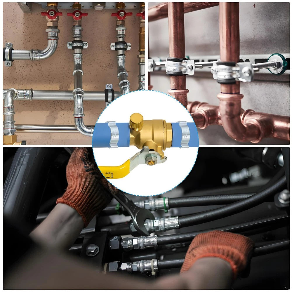 Stainless Steel Double Ear O-Clips — Hose Clamps for Fuel, Air & Water Lines