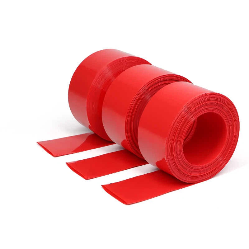 PVC Heat Shrink Tubing 7mm to 115mm – 1M Flat Width Insulation Wrap