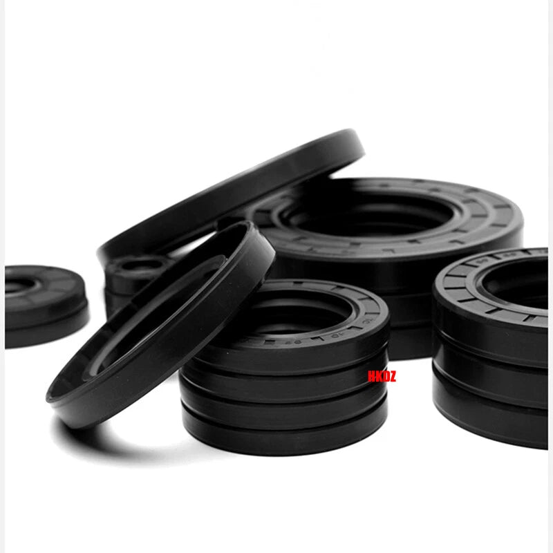 NBR Rotary Shaft Oil Seals — Metric TC Skeleton Nitrile Sealing Lip (34–420mm ID)