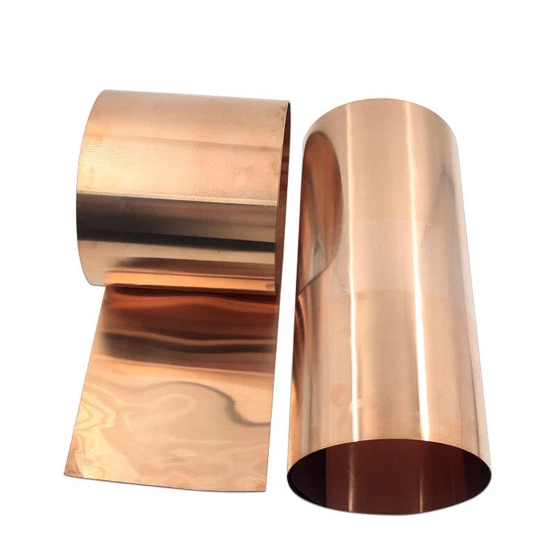 Beryllium Copper Alloy Sheet Plate BeCu Metal Panel 0.2/0.3/0.4/0.5/0.6/0.8/1mm