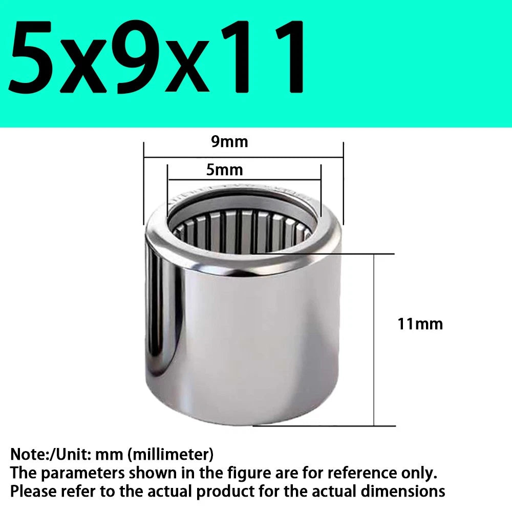 INA HK0306~HK1410 Needle Roller Bearings ID 3/4/5/6/7/8~40mm Bearing Steel