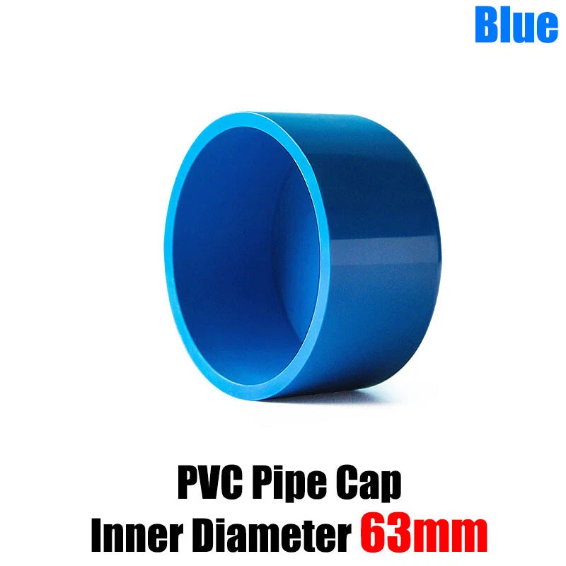 PVC Cap End Caps Plug Blanking ø20mm~160mm Blue Adhesive Drain Pipe Fittings