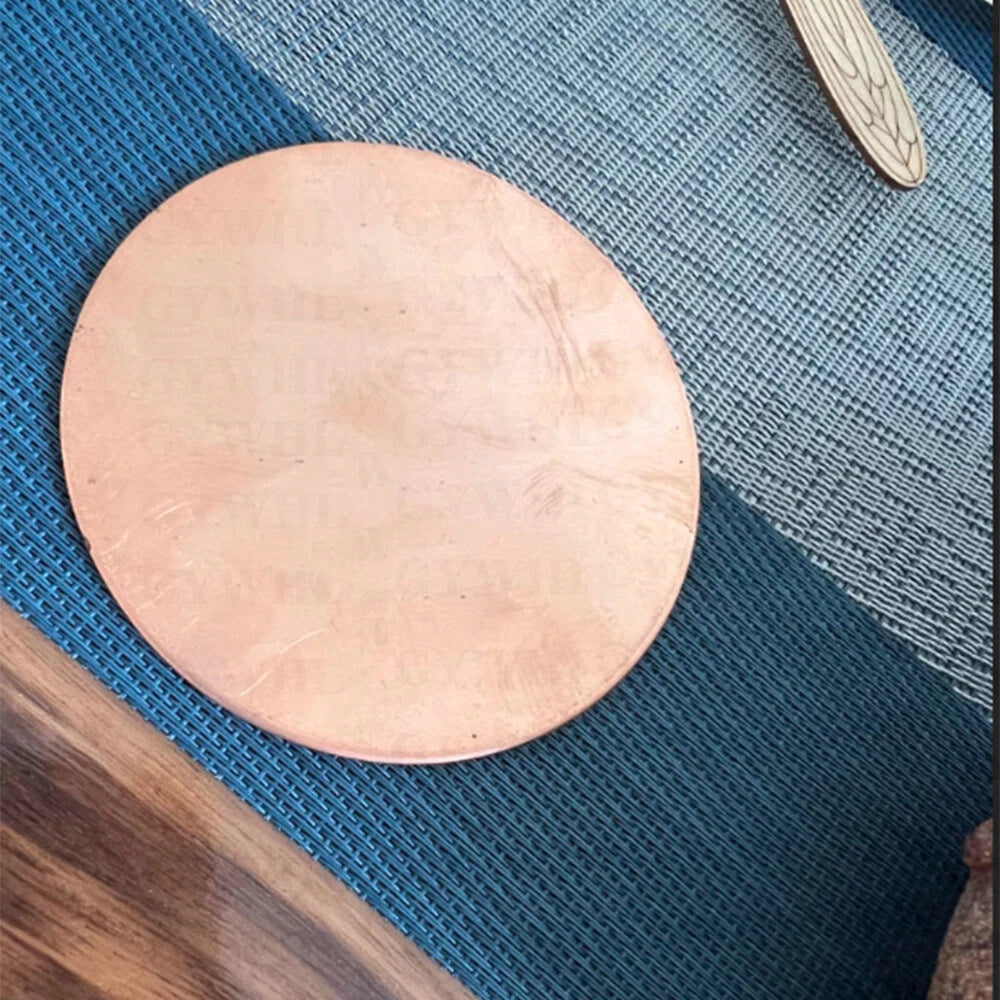 T2 Solid Pure Round Copper Sheet Flat Round Copper Disc Blank Round Metal Sheet