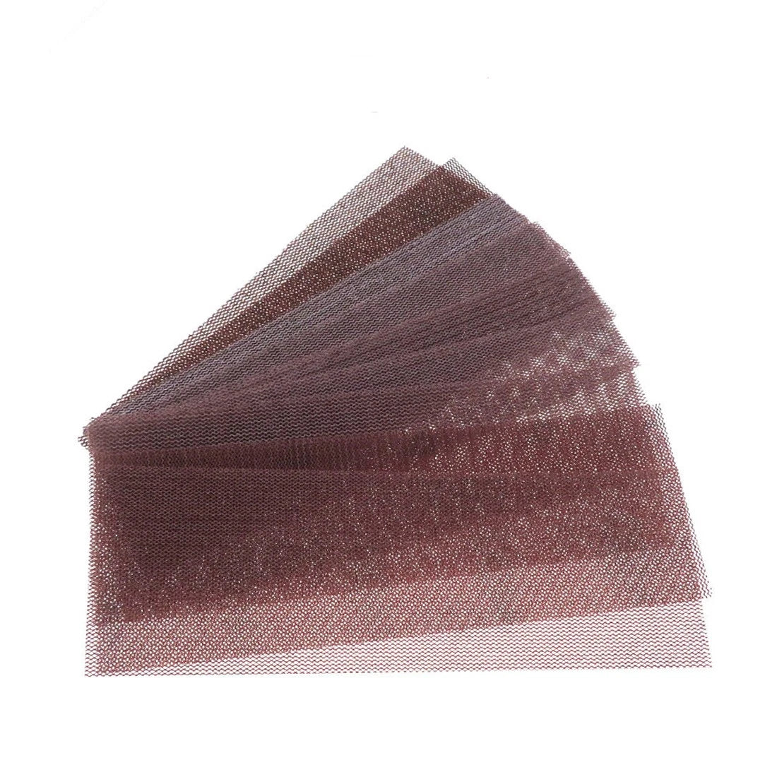 70x198mm Mesh Sanding Sheets — P80 to P1000 Grit Hook & Loop Sandpaper for Detail Sanders